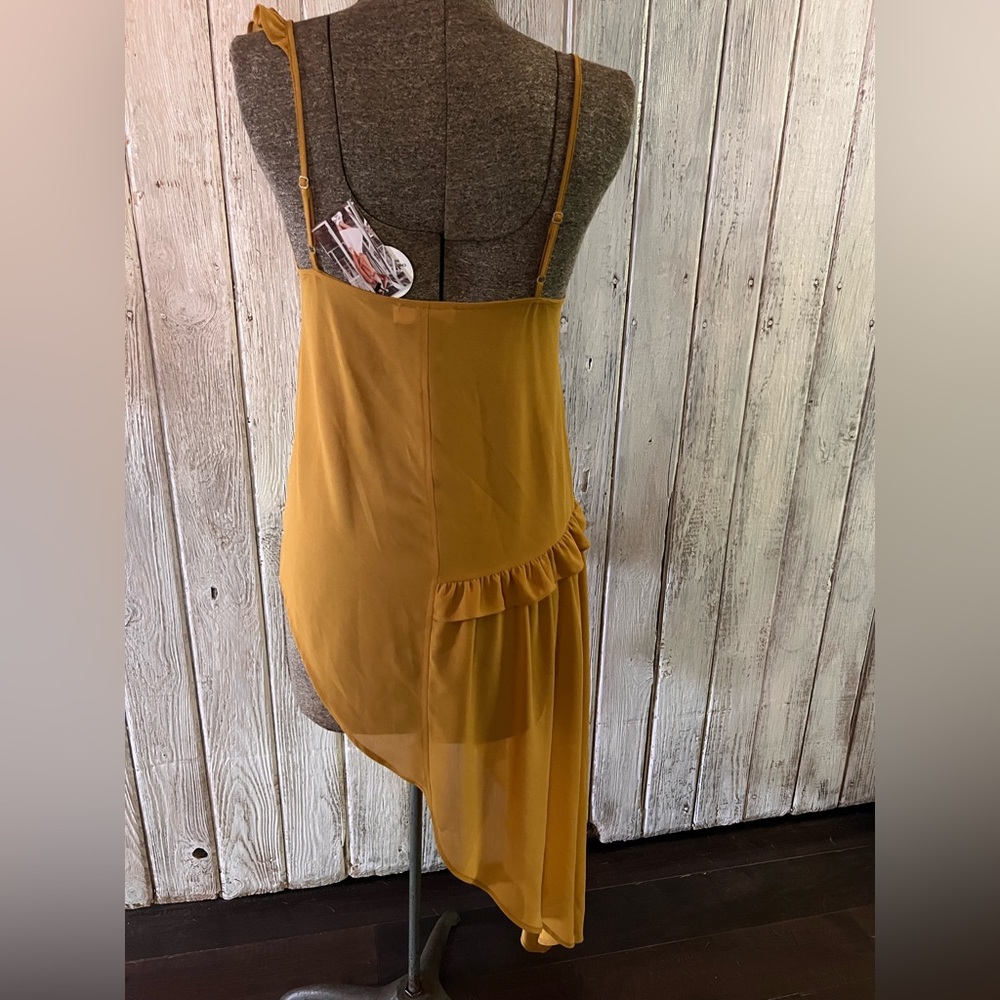Molly Green Mustard Yellow Top - Picture 8 of 9